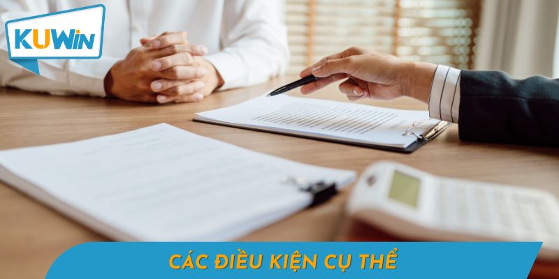 Những điều kiện cần thiết để tham gia khuyến mãi